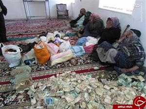 گداهای ثروتمند تهرانی و فرشی از پول + عکس 