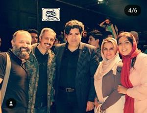 سالار عقیلی و همسرش در تئاتر لیلا بلوکات+عکس