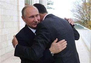 بشار اسد در آغوش پوتین/عکس
