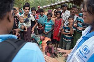 تلاش سازمان ملل متحد برای بحران روهینگیا+تصاویر