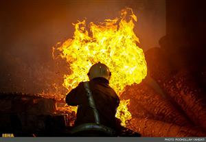پاساژ در کوچه برلن تهران آتش گرفت +عکس