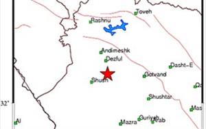زلزله در میانرود خوزستان