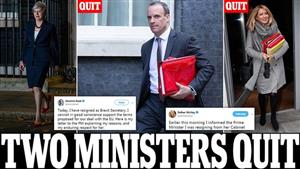 وزیر بریگزیت بریتانیا استعفا کرد/ موج استعفاها در کابینه
