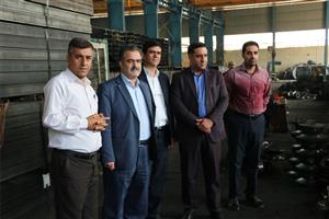 بازدید مدیراستانی بانک ایران زمین از کارخانه پروفیل فولاد آپادانا

