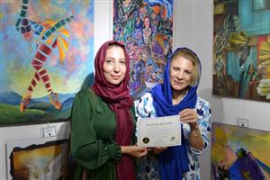 هنرمندان ایرانی در سومین نمایشگاه بین المللی «رنگ صلح» درخشیدند