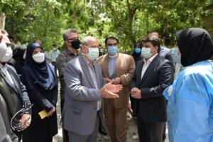 تقدیر دکتر زالی از راه اندازی پایگاه واکسیناسیون محله جماران در شمال تهران