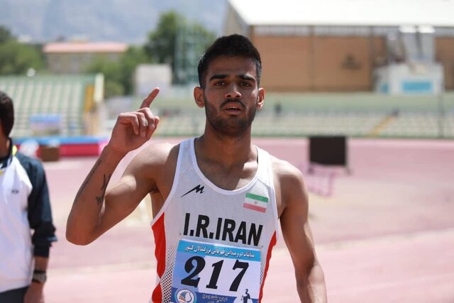 کسب سهمیه قهرمانی جوانان جهان توسط دونده ۸۰۰ متر ایران
