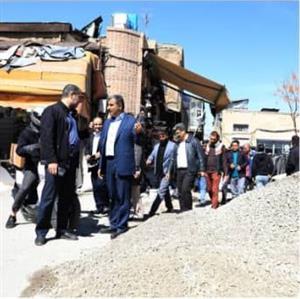 بازدید شهردار منطقه ۱۲ از روند پیشرفت بهسازی میدان سید اسماعیل