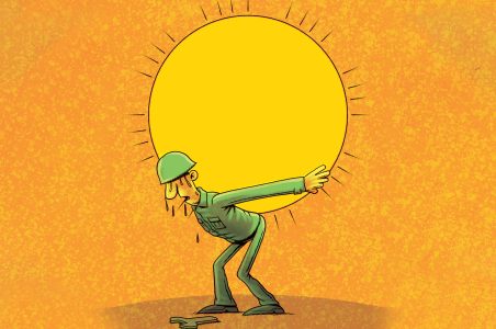 گرمای هوا و کار طاقت فرسا